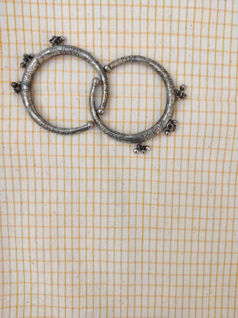 Kala Cotton- Beige with Yellow Checks